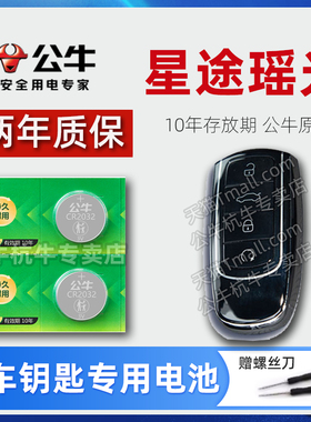 适用星途瑶光车钥匙电池2023 24年款奇瑞星途C-DM汽车遥控器纽扣电池2024 25款长续航专用两驱优享版电子400T