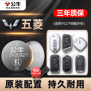 PLUS 适用五菱宏光PLUS星辰星光S星驰征程佳辰凯捷缤果Air Nano 730微旅车钥匙电池CR2032 ev晴空MINIEV