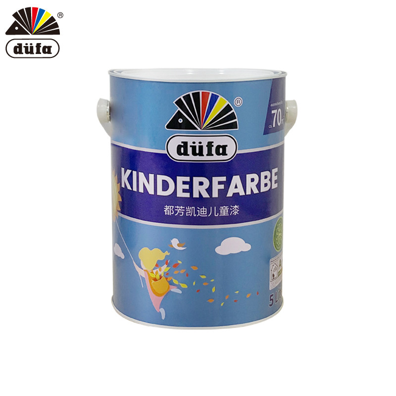 都芳凯迪儿童内墙漆5l墙面漆家用水性涂料室内乳胶漆儿童房适用