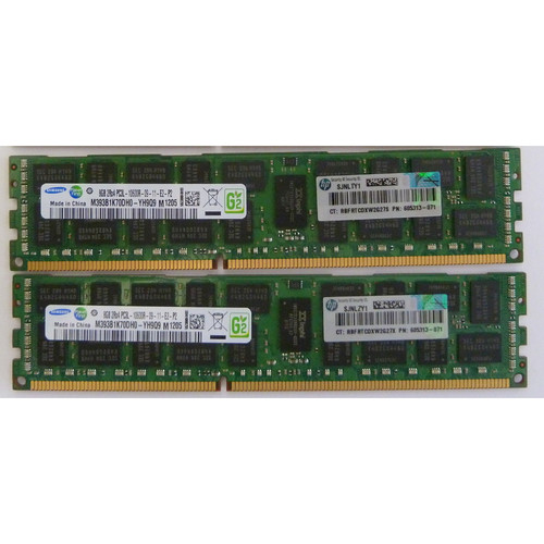 HP DL360 DL370 DL380 DL580 G6 G7 G8服务器内存ECC REG 8G 1333