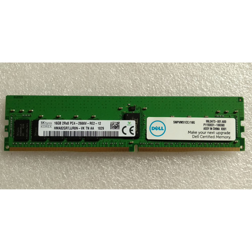 SK海力士HMA82GR7JJR8N-VK16G 2RX8 DDR4 2666 ECC REG服务器内存