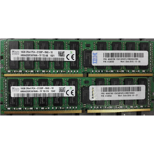 联想x3500M5 x3950X6 x3650M5服务器内存16G DDR4 2133 46W0798