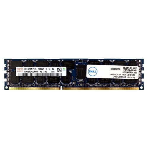 DELL SNPP9RN2C/8G DDR3 PC3L-10600R 1333 ECC REG 服务器内存