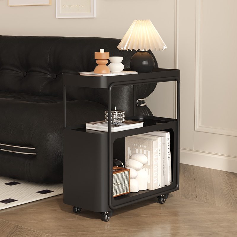 法式奶油风可移动收纳架