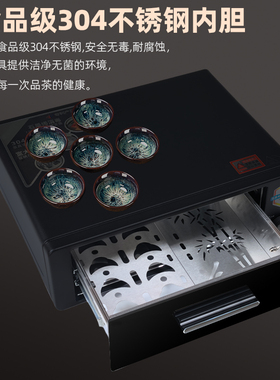 茶杯子消毒柜小型专用收纳石墨烯高温烘干一体办公室高端商用台式