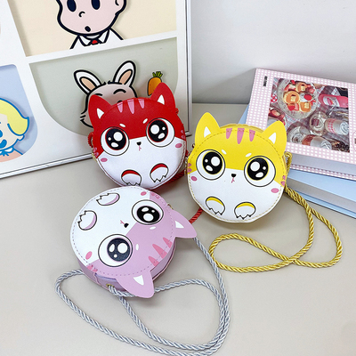 小包包女童儿童斜挎包儿童专用钱包新款韩版儿童单肩包可爱卡通猫