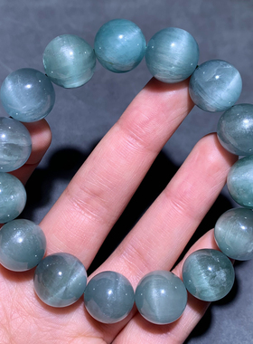 天然绿锂辉石手链饰品闺蜜送礼物