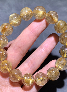 天然维纳斯发晶手链巴西密顺发晶