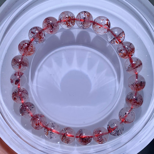 天然超七水晶手链饰品礼物情侣款