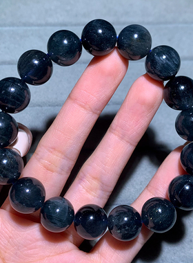 天然蓝发晶单圈手链饰品情侣配饰