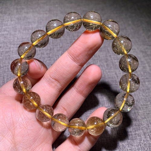 巴西天然冰透维纳斯发晶手链饰品