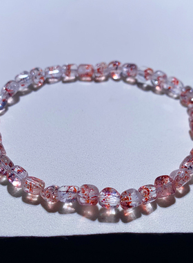 天然透体毒液超七随形手链饰品女