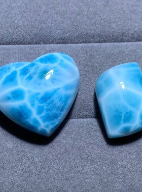 天然玉化海纹石配件拉利玛单珠女