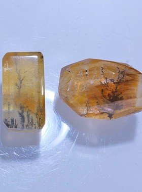 天然老矿胶花小树挂件吊坠配饰女