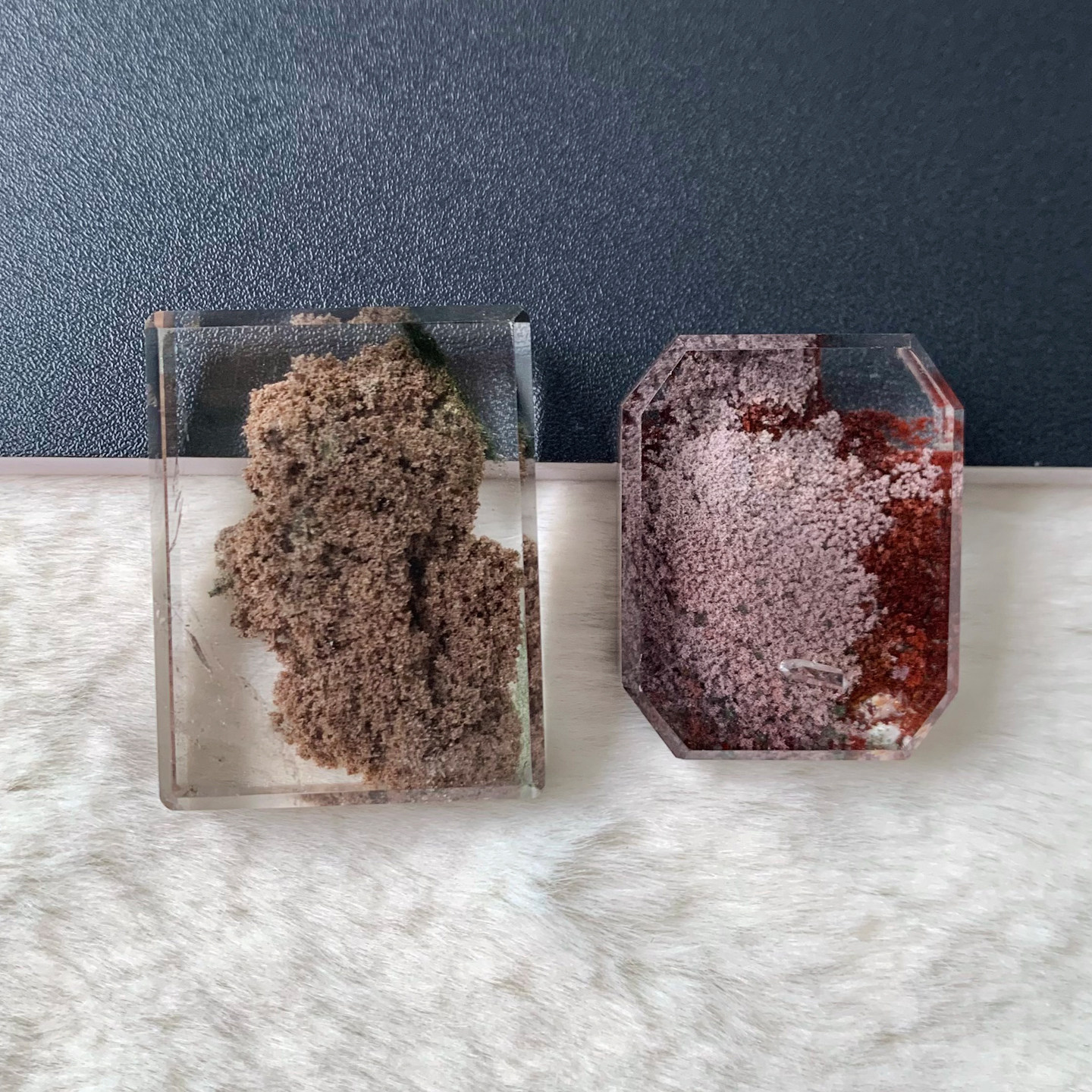天然幽灵水晶吊坠饰品礼物情侣