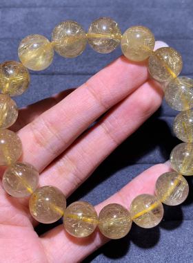 天然巴西维纳斯发晶手链民族饰品