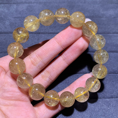 天然巴西维纳斯发晶手链民族饰品