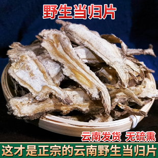 云南野生当归片500g中药材精选特级野生滋补养生茶本色党归片 包邮