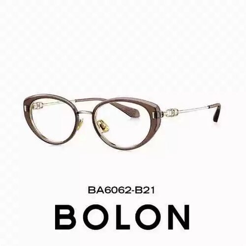 25新品BOLON暴龙近视眼镜框钛架猫眼小框玳瑁色镜架配度数BA6062