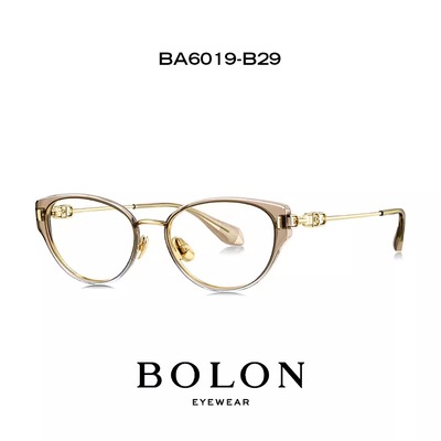 新款BOLON【杨紫同款】暴龙近视眼镜框架猫眼镜架光学镜女BA6019