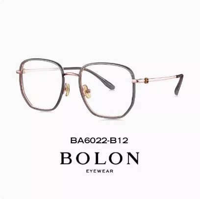 BOLON暴龙近视眼镜框24新品BA6022多边镜架时尚光学镜男女