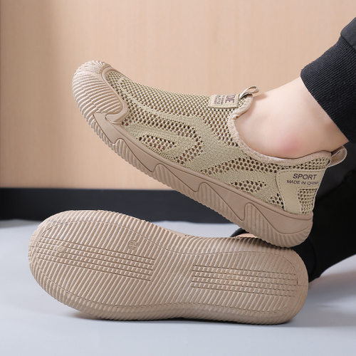 夏天户外鞋男款镂空透气网鞋软底网眼鞋男士网面鞋运动Shoes健走