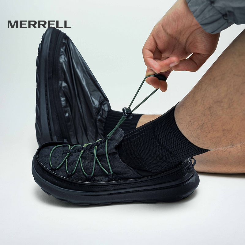 迈乐露营休闲鞋便携拉链款面包鞋