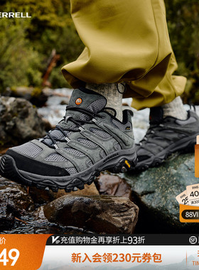 MERRELL迈乐MOAB3 GTX防水户外专业登山徒步鞋男女防滑耐磨运动鞋