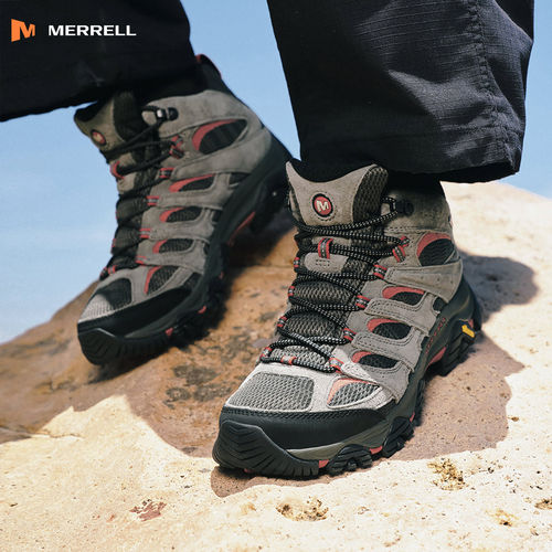 MERRELL迈乐MOAB3 GTX专业防水中帮徒步鞋男女户外耐磨抓地登山鞋