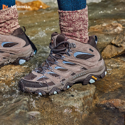 MERRELL迈乐MOAB3 GTX户外专业防水登山鞋男女款防滑中高帮徒步鞋