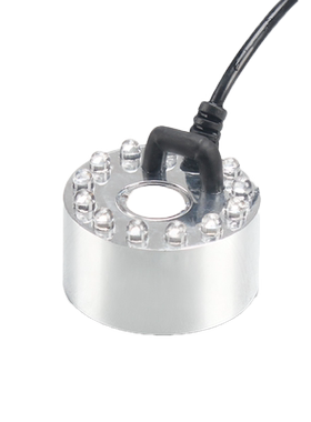 松宝鱼缸造雾加湿器小型家用雾化气喷雾器造景水陆缸彩灯加雾器
