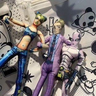 jojo奇妙冒险抽象老鼠干有骨铁丝动娃娃玩偶周边乔鲁诺乔巴纳有骨