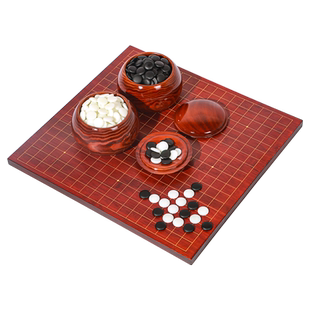 围棋儿童初学套装五子棋棋盘正品大人比赛专用学生益智象棋二合一