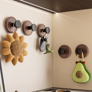 中古风吸盘挂钩免打孔强力承重粘胶入户门玄关挂衣架厨房浴室粘钩