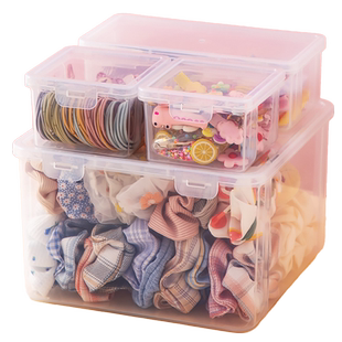 儿童发饰收纳盒皮筋女孩宝宝头绳发卡发夹头饰小盒子饰品首饰盒