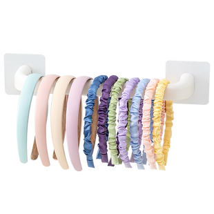 发箍收纳神器壁挂儿童发饰头绳置物架免打孔宿舍发卡头箍挂架挂钩