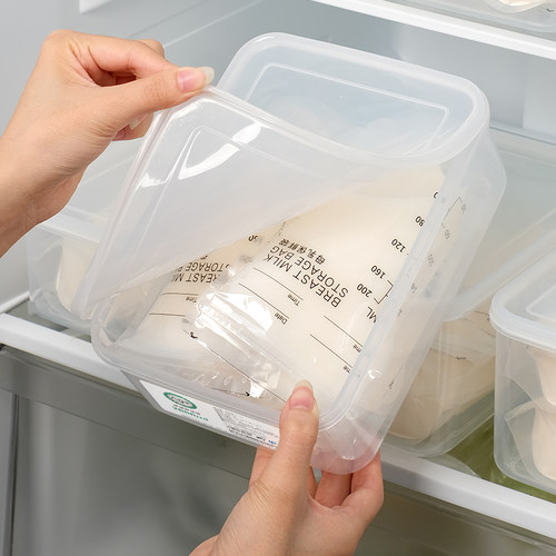 母乳冷藏盒冷冻收纳盒储奶冰箱专用盒子储奶盒存奶保鲜盒存储盒