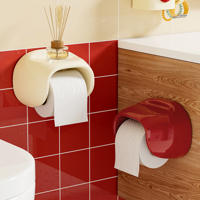 卫生间厕纸盒卷纸架新款壁挂抽纸盒放卫生纸专用置物架厕所纸巾盒