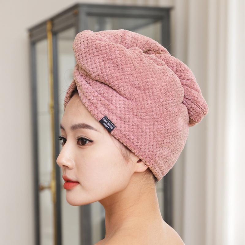 干发帽女超强吸水速干加厚双层