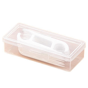 牙线收纳盒便携式随身迷你出牙签盒超细创意牙线棒盒子剔牙线筒罐