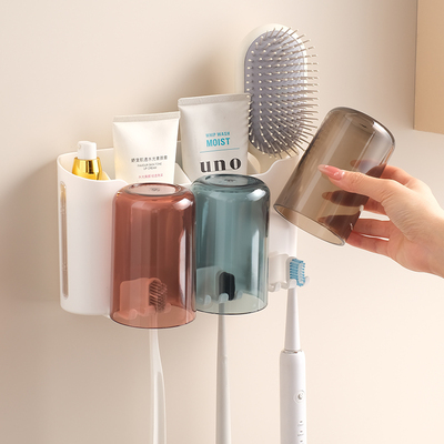 【不好用包退】牙刷置物架免打孔