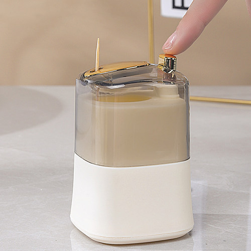 牙签筒自动按压一键出签