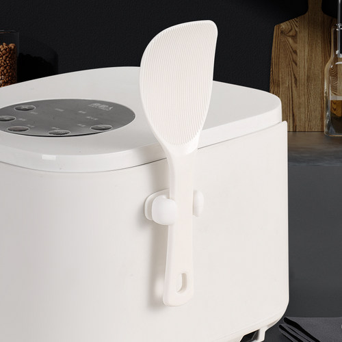 电饭煲饭勺硅胶收纳架厨房壁挂