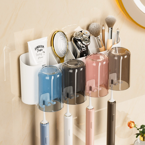 免打孔壁挂式牙刷置物架