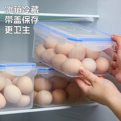 冰箱专用食品级大容量鸡蛋保鲜盒
