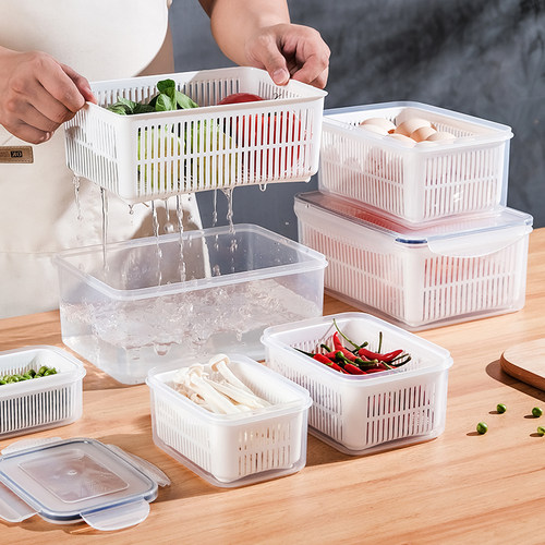 厨房果蔬专用沥水篮保鲜盒