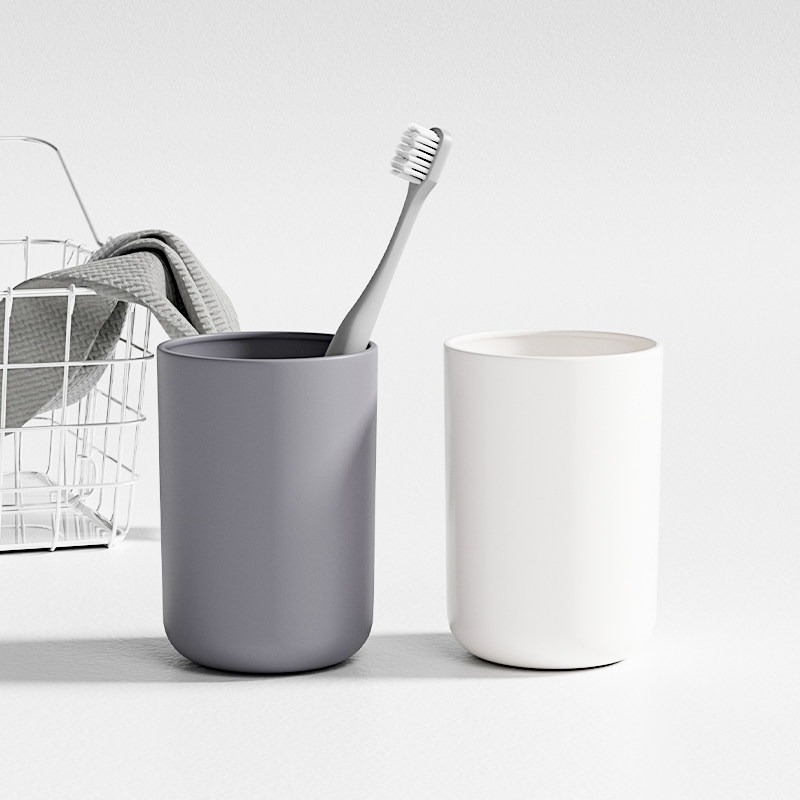漱口杯刷牙杯子一家四口对牙具牙缸儿童情侣洗漱漱口套装日系简约