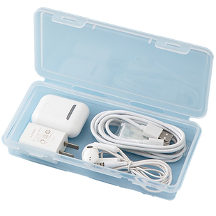 数据线桌面收纳盒长方形杂物收纳盒子办公室放插头遥控器整理盒子