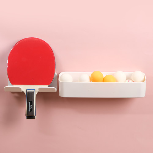 兵乓球专用壁挂收纳盒球拍收纳架