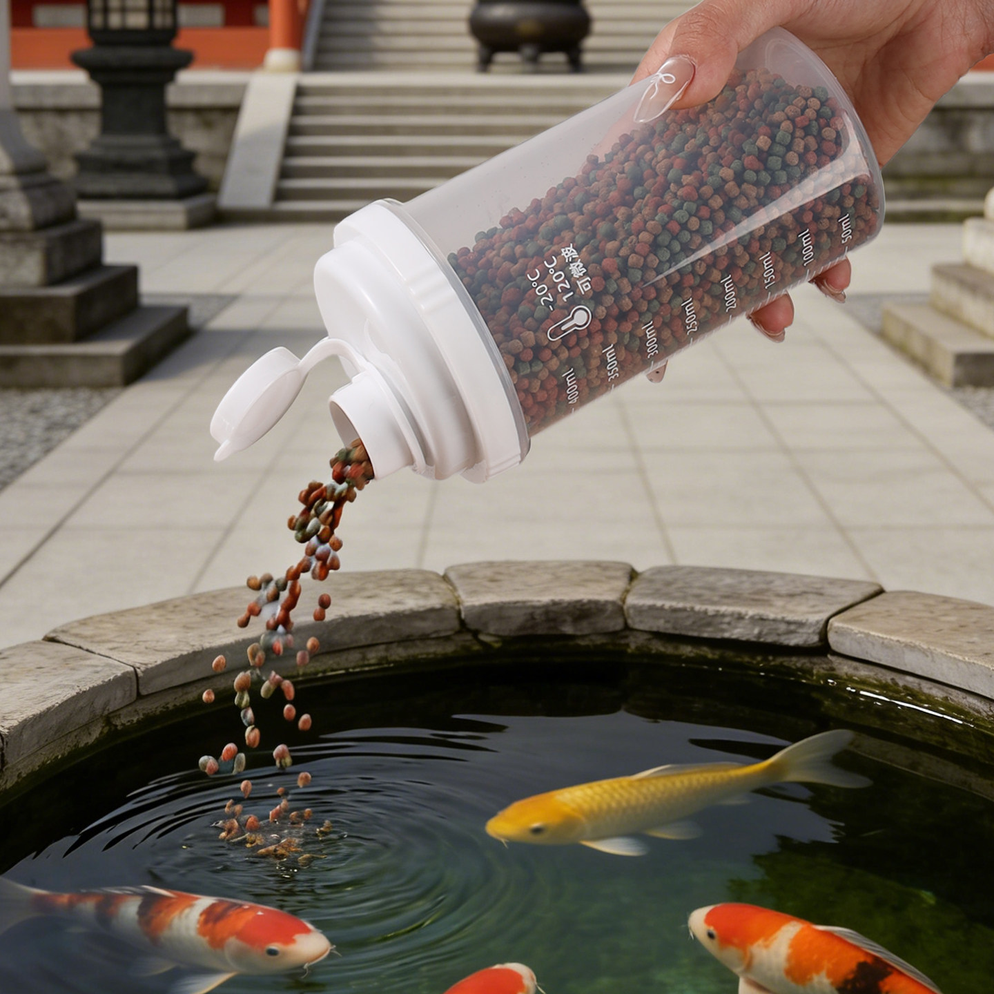 喂食器饲料储存罐锦鲤饲料瓶便携外出携带鱼粮喂食瓶喂鱼定量投喂,宠物/宠物食品及用品,喂食器,淘宝优惠券,粉丝福利购,淘宝优惠卷